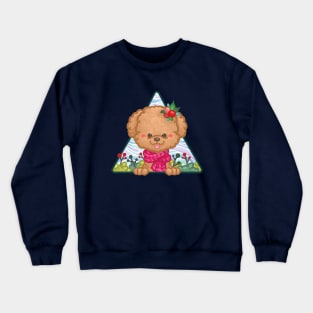 Christms Poodle Crewneck Sweatshirt